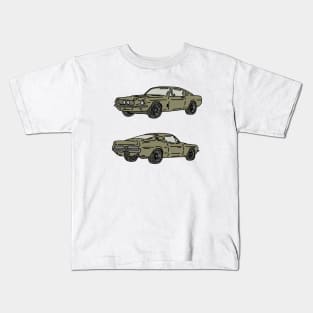 old muscle car Kids T-Shirt